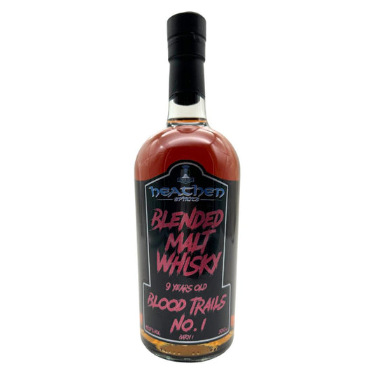 Blood Trails No.1 – Blended Malt Whisky aus Islay, Highlands und Speyside – gereift in PX, Oloroso & Cream Sherry Casks – 48,8 % Vol. – 0,5 l