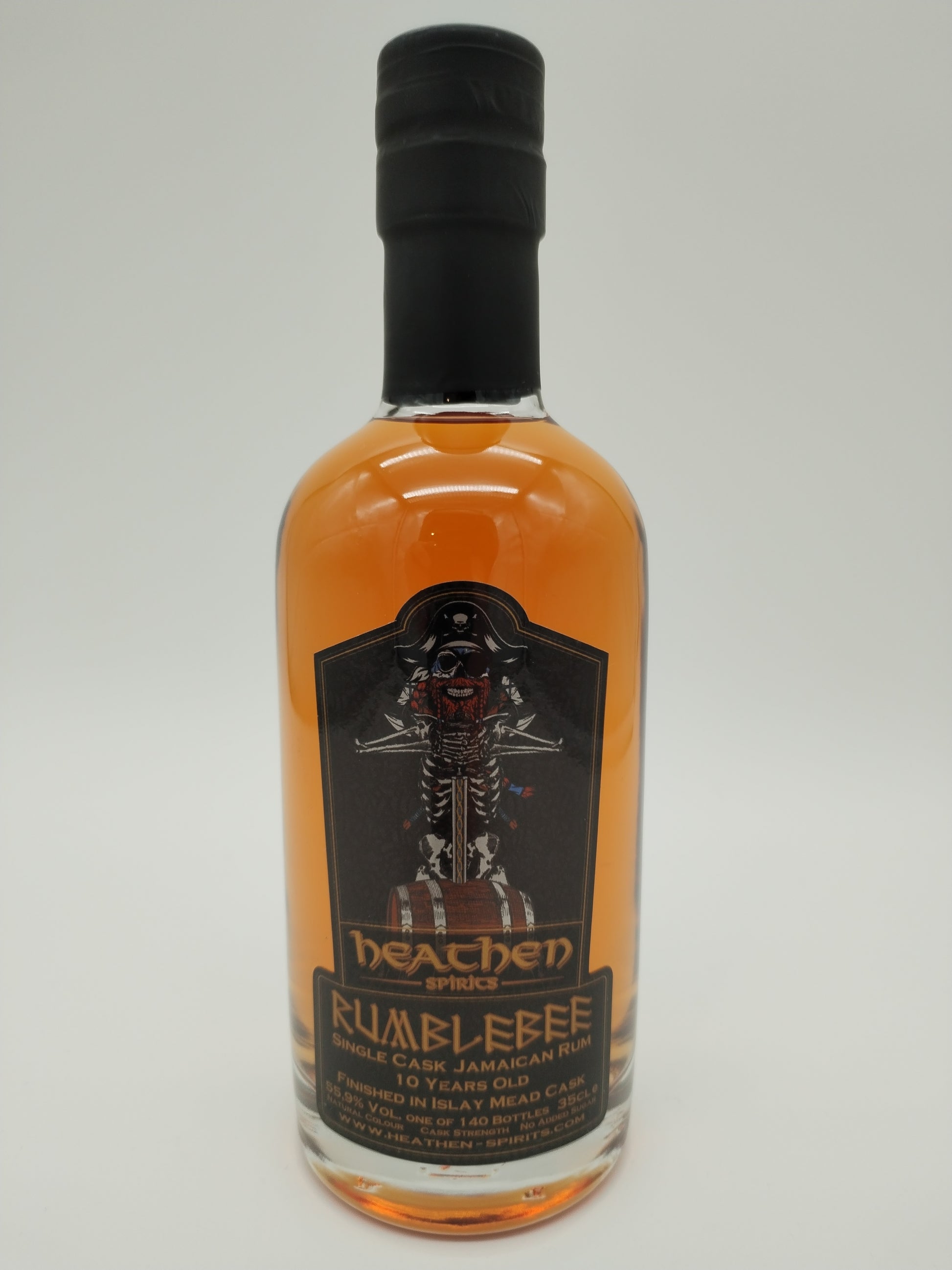 RUMBLEBEE Jamaican Rum 10 Jahre – Islay Mead Cask Finish – Beeserker Quarter Cask Nachreifung – 55,9 % Vol. – 35cl