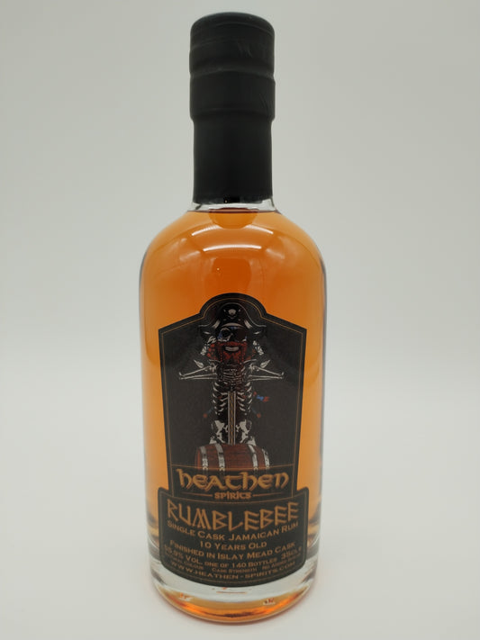RUMBLEBEE Jamaican Rum 10 Jahre – Islay Mead Cask Finish – Beeserker Quarter Cask Nachreifung – 55,9 % Vol. – 35cl