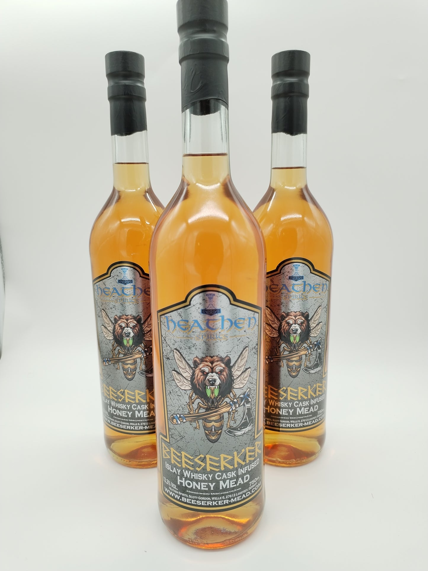 3er Pack Beeserker - Islay Cask Honeymead | 13,3% Vol. | 750ml
