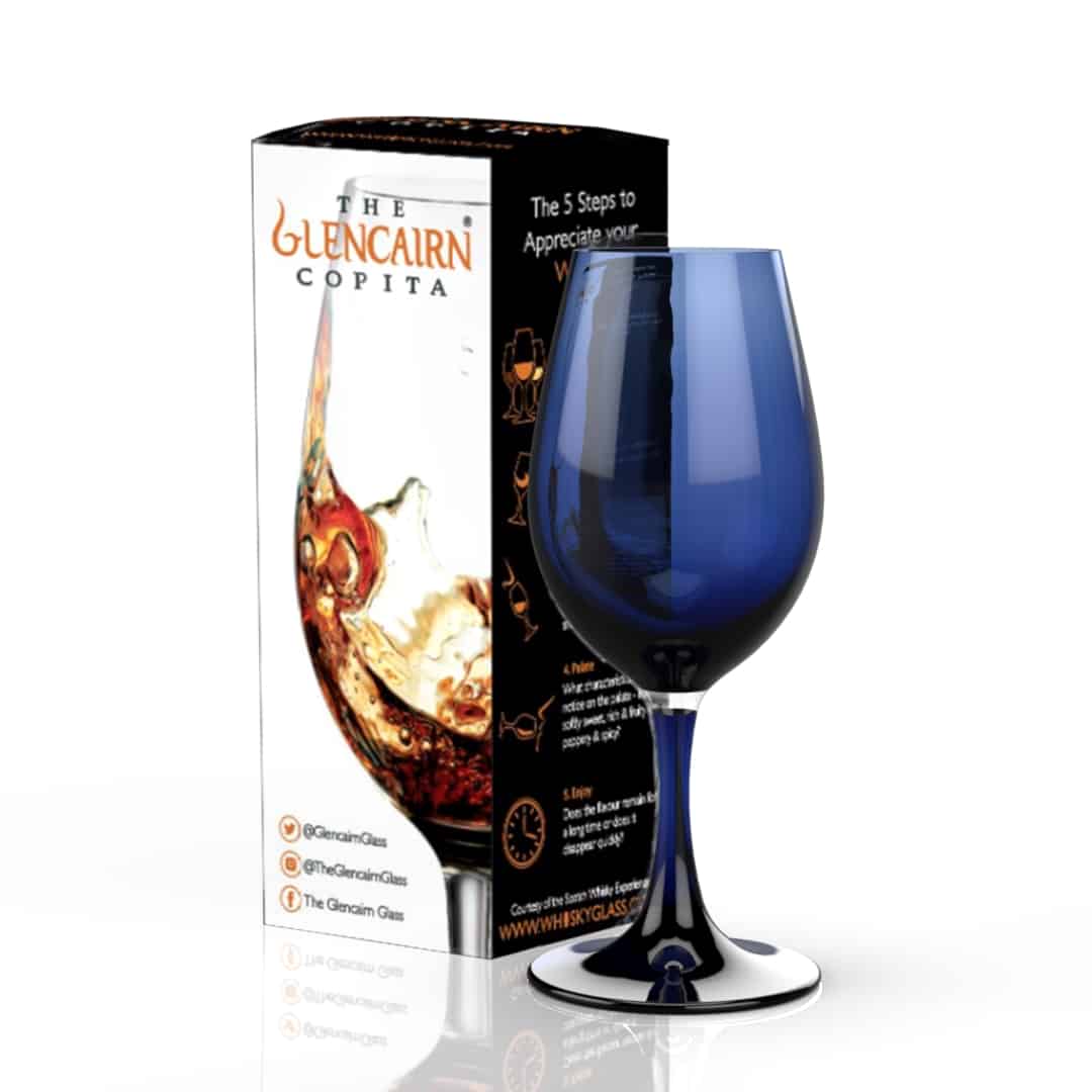 Glencairn | The coloured Glencairn Copita Glas - Blau - für Blindtastings