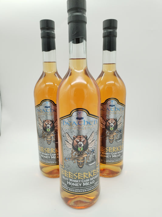 3er Pack Beeserker - Islay Cask Honeymead 13,3% Vol., 750ml